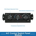 thumbnail image 4 of Panel de control climático HVAC A/C Heater Unique Bargains para Chevrolet Blazer 1998-2005 para GMC Jimmy 1998-2005, 4 of 6