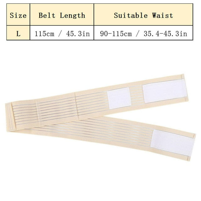 LAFGUR Abdominal Belt, Flexible Adjustable Skin-Friendly Breathable Conduit Protection Belt, 3 Sizes For Abdominal Adult