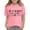Pink, variant on Girls Be a Buddy Not a Bully Kindness T-Shirt Kids Positive Message Top Soft Cotton Short Sleeve Pink Tee for Back to School Anti Bullying Awareness,Size 4 T