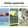 thumbnail image 2 of Yazoeia Support de Parasol Réglable en Spirale Robuste, Supports et Bases de Parasol Portables Extérieurs, Support de Vis en Métal Réglable pour Plage, Pêche, 2 of 8