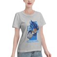 thumbnail image 2 of T-Shirt Basique à Manches Courtes pour Femmes Super Saiyan, 2 of 6
