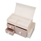 thumbnail image 5 of Caja de almacenamiento con cajones, caja de almacenamiento de escritorio con contenedor de joyería de escritorio, caja de almacenamiento de cosméticos resistente y resistente, 5 of 8