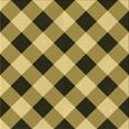 thumbnail image 1 of Ahgly Company Machine Washable Indoor Square Transitional Yellow Area Rugs, 4' Square, 1 of 7