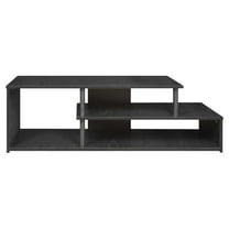 Furinno 15044 Econ Low-Rise TV Stand, Black