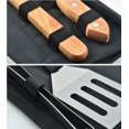 thumbnail image 5 of Accesorios para parrilla de barbacoa al aire libre Parrilla de barbacoa al aire libre Accesorios para parrilla de barbacoa de acero inoxidable Parrilla de barbacoa de acero inoxidable 4 piezas con vaj, 5 of 5