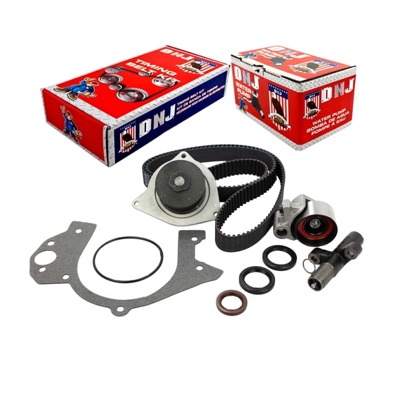 DNJ TBK1145AWP Timing Belt Kit Water Pump Fits Cars & Trucks 95-97 Dodge Concorde 3.5L SOHC 24v