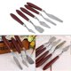 thumbnail image 2 of 5X Stainless Steel Palette Knife Scraper Spatula Pro Artist Oil Painting Acrylic, 2 of 4