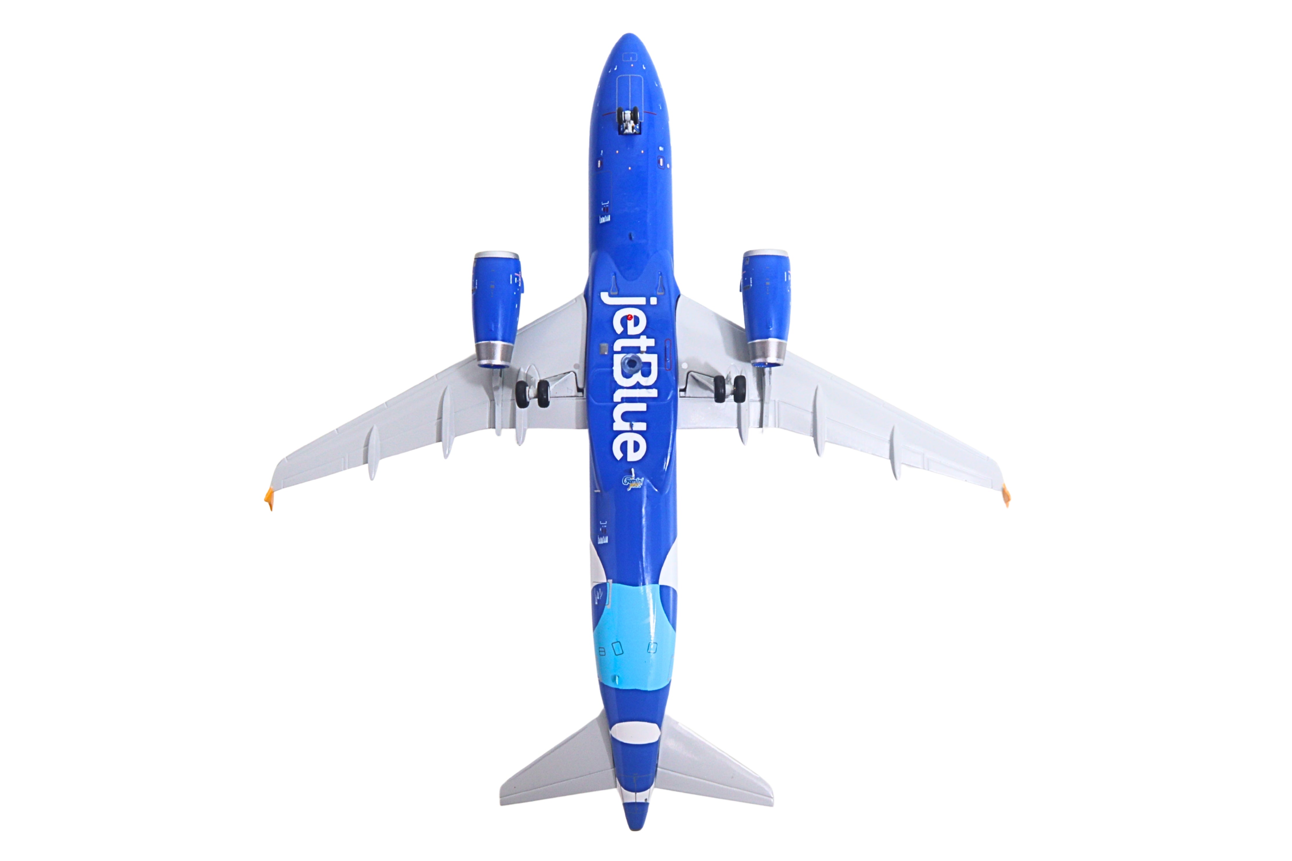 Airbus A320 Commercial Aircraft "JetBlue Airways - Forever Blue" (N547JB) Blue with Graphics "Gemini 200" Series 1/200 Diecast Model Airplane by GeminiJets