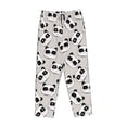 thumbnail image 4 of Xecao Cute Panda Women's Straight Lounge Pajama Pants: The Epitome of Relaxed Sleepwear, 4 of 9