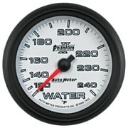 Auto Meter 7832 Phantom II 2-5/8 120-240 F Mechanical Water Temperature Gauge