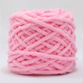 thumbnail image 1 of Xiao Hua Hilo de chenilla de felpa en rosa - 1 rollo, 100 g, hilo esponjoso, manta de felpa ultra suave, funda de colchón para mascotas, proyecto tejido a mano, 1 of 5