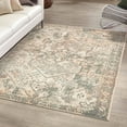 thumbnail image 2 of Contemporary Daisy Collection Area Rug Cream - 5'3" Round, 2 of 5