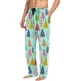 thumbnail image 4 of GZHJMY Christmas Tree Pajama Pants for Men, Lounge Pants Lightweight Men Pajama Bottoms with Drawstring Pockets, Christmas New Year Birthday Gifts, Large, 4 of 6