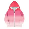 thumbnail image 3 of Krdevn Girls Hooded Jacket Zip Up Outerwear Casual Pullover Sweatshirt for Teen Youth Lightweight Spring Fall Coat,10-11 Years, 3 of 5