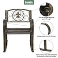thumbnail image 6 of Flat Tube Single Rocking Chair Bronze Color, 6 of 7