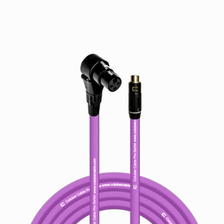 Coluber Cable Right Angle XLR Female - RCA Female 3-Pin Microphone Connector