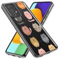 thumbnail image 2 of For Samsung Galaxy S24 Ultra Cute Glasses Cats Slim Shockproof Hard Shell TPU,iPhone 16 Plus, 2 of 8
