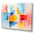 thumbnail image 2 of Designart "Emotional Waves of Blue Tachisme II" Extra Large Abstract Wall Art - Modern Blue Tachisme Bedroom Canvas Wall Art, 2 of 4