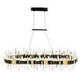 thumbnail image 2 of Aya LED Integrated Pearl Black Chandelier, 2 of 4