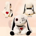 thumbnail image 2 of Muñeca de Peluche de Conejo, Juguete de Peluche de Conejo Loco, Juguete de Peluche de Orejas largas, Adecu para los Fans de Pascua, Navidad, Regalo de Perfecto (23cm Conejo Blanco), 2 of 3