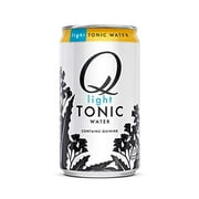 Q Light Tonic Water, Premium Light Tonic Water, 7.5 Fl oz, 12 Cans (Only 20 Calories per Can)