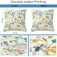 thumbnail image 2 of Throw Pillow Covers Colorful Leaves Spots Pillow Covers 20x20 Inch Set of 2 Boho Floral Throw Pillows Decorative Pillow Cases Cushion Covers for Bedroom Livingroom Sofa Farm House, 2 of 6