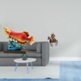 thumbnail image 2 of Adorno De Mesa De Resina Acrílica Con Forma De Caballero Arowana, Escultura De Prosperidad, Figura Decorativa, Centro De Mesa, Impermeable, Regalo Para La Entrada, Sala De Estar, Decoración, 2 of 8
