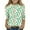 Multicolor8, variant on LckLvx Kids St Patricks Day Tops Cute Print 3/4 Sleeve Crewneck Shamrock Graphic Pullover Casual Blouse 3-12 Years