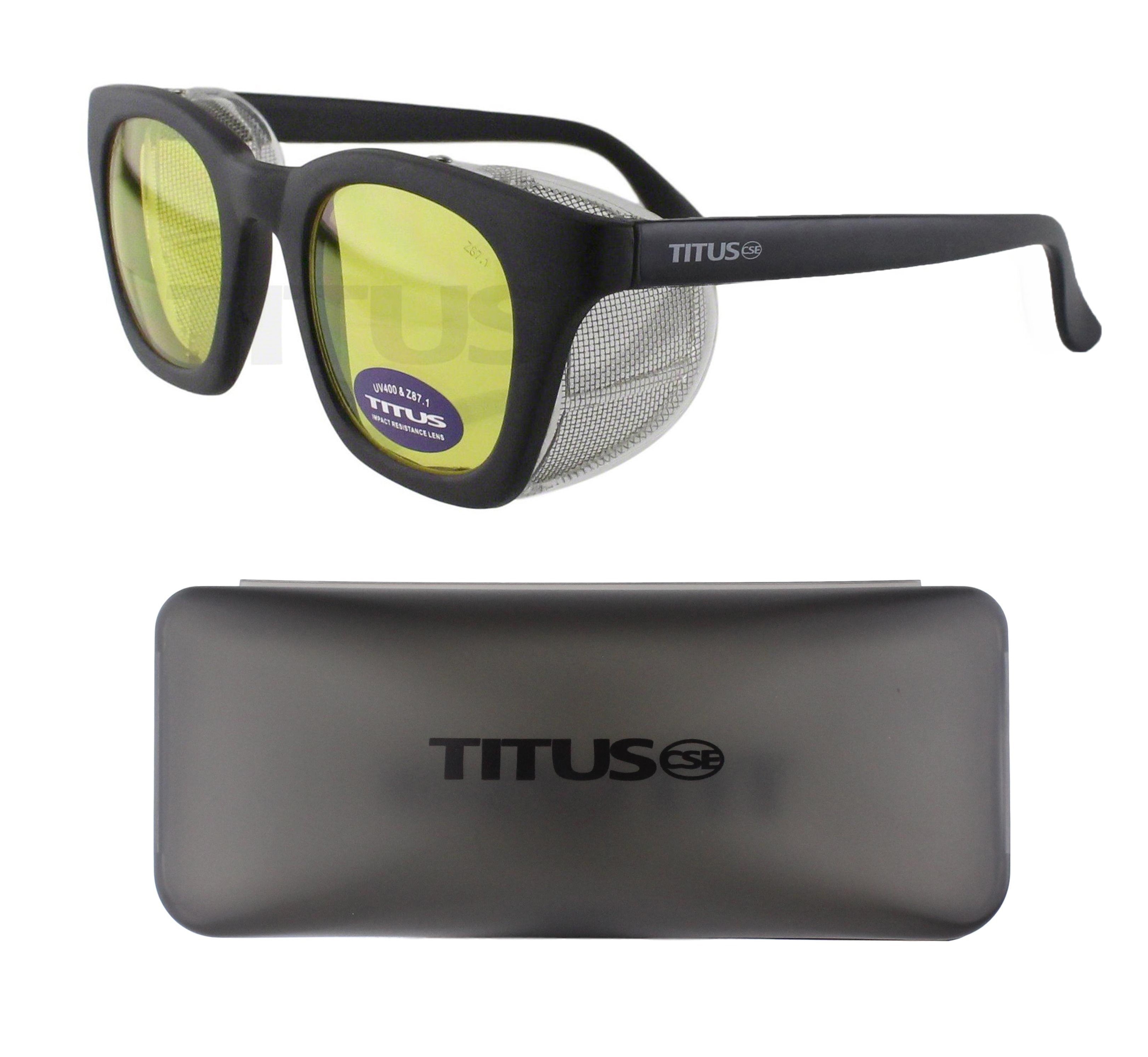Amazon.com: TITUS G12 Retro Style Safety Glasses Soft