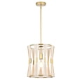 thumbnail image 5 of Amara 12 in. 1-Light Indoor Brass Finish Pendant Light with Light Kit, 5 of 5