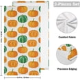 thumbnail image 2 of Dreamtimes Pumpkin Hand Towel Autumn Harvest Vegetable Set of 2 for Bathroom Kitchen Absorbent Soft Home Face Bath Towels 28x14 Inches, 2 of 7