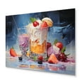 thumbnail image 2 of Designart "Pop Art of Dessert Food II" Food & Beverage Metal Art Print, 2 of 5