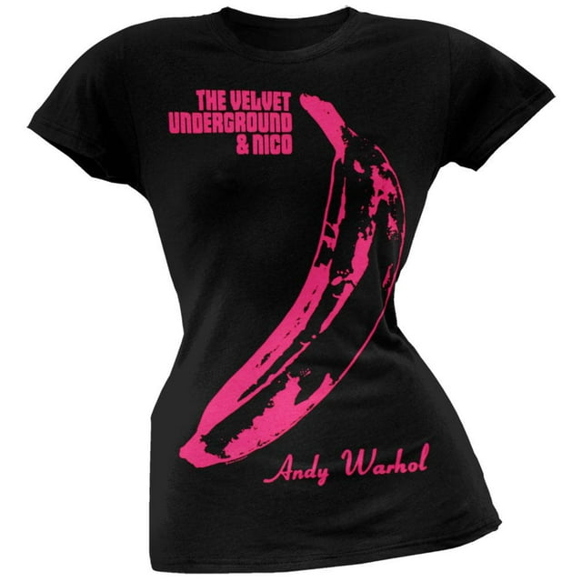 Velvet Underground - Pink Banana Juniors Subway T-Shirt