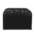 thumbnail image 2 of Haiem Silver Glitter1 Print Toaster Covers 4 Slice Wide Slot,Bread Dust Cover & Fingerprint Protection,Bread Machine Cover,Appliance Covers, 2 of 7