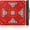Red and Green, variant on Non-Slip 31.5x31.5in Noise Reducing Mahjong Mat, Brocade Splendor