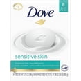 thumbnail image 1 of Barra de belleza Soap Dove para pieles sensibles, sin perfume, 113 g x 8, 1 of 8