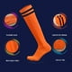 thumbnail image 5 of Calcetines deportivos Advancent tubo largo para mujeres y hombres rayas rojas, 5 of 6