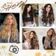 thumbnail image 5 of Extensiones de cabello con clip Vogacara aspecto natural Marrón oscuro 55CM, 5 of 6
