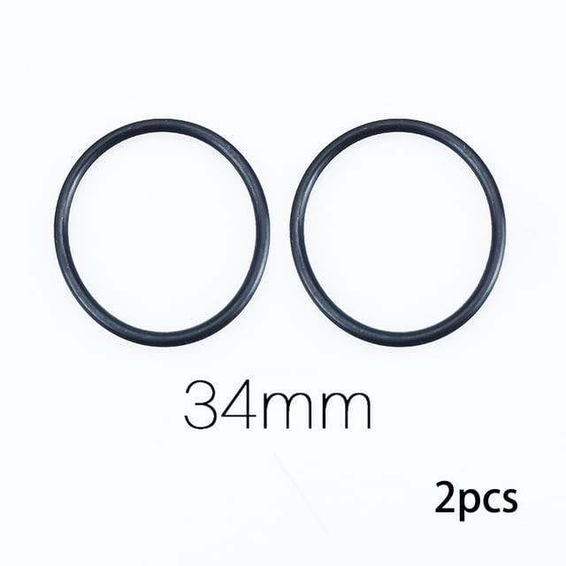 O Rings Set for Bicycle Suspension Systems Includes Two High Grade Silicone Seals Compatible with Major Brands 34mm