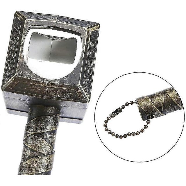 Hammer Bottle Opener, Creative Metal Bottle Opener, Mini Beer Bottle Opener, Easy to Carry Drin