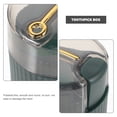 thumbnail image 3 of Dispensador automático de palillos de dientes a presión, caja moderna para guardar palillos de dientes., 3 of 6