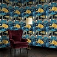 thumbnail image 2 of Peel and Stick Wallpaper Glowing Mushroom Forest Fantasy Mysterious Atmosphere Wall Mural 17.7in x 9.8ft Self Adhesive Removable Wall Paper Renter Friendly Wallpaper for Nursery Bedroom, 2 of 8