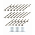 thumbnail image 1 of Set 20 Piezas Jaladera  Bloosom De Barra En Acero Inoxidable Hueca 15.6cm Plata, 1 of 5