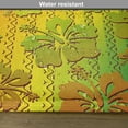 thumbnail image 6 of Ambesonne Rasta Place Mats Set of 4, Jamaican Island Flower, Standard Size, Pale Green Marigold, 6 of 6