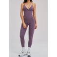 thumbnail image 3 of AEXTO Workout Sets for Women Cross Back Padded Tank Tops Matching Leggings Yoga Outfits, 3 of 6