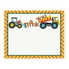 Construction Party Thank You Cards - 10 Thank You Cards + 10 Envelopes