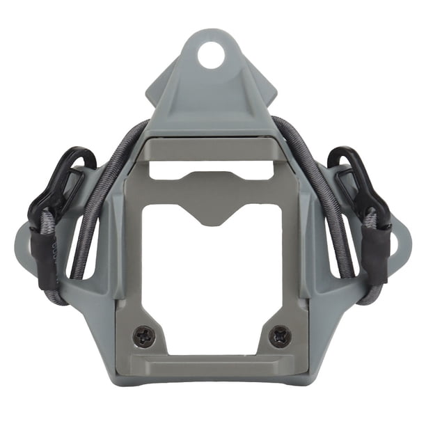 Wosthever Adaptador de montaje para casco de tiro de WOSPORT, soporte montado con tornillo, accesorios de modificación de Base, piezas de Gris