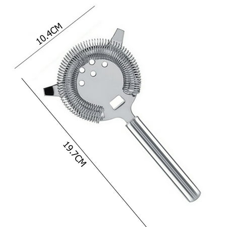 

Cocktail Strainer with Wire Spring for Professional Bartender Copper Stainless Steel Bar Strainer Mixologists for Juice Drinks
