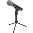 thumbnail image 1 of Samson Technologies Q2U Paquete de grabación y podcasting con micrófono dinámico USB/XLR (incluye clip para micrófono, soporte de escritorio, parabrisas y cables), plateado, 1 of 5