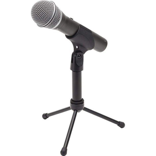 Samson Technologies Q2U Paquete de grabación y podcasting con micrófono dinámico USB/XLR (incluye clip para micrófono, soporte de escritorio, parabrisas y cables), plateado